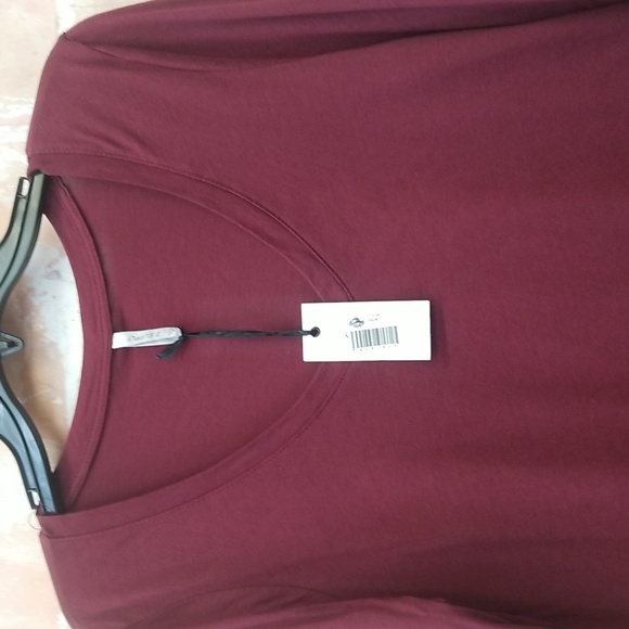 NWT Z Supply Size S Women's Burgundy Long Sleeve Top - Picture 2 of 8